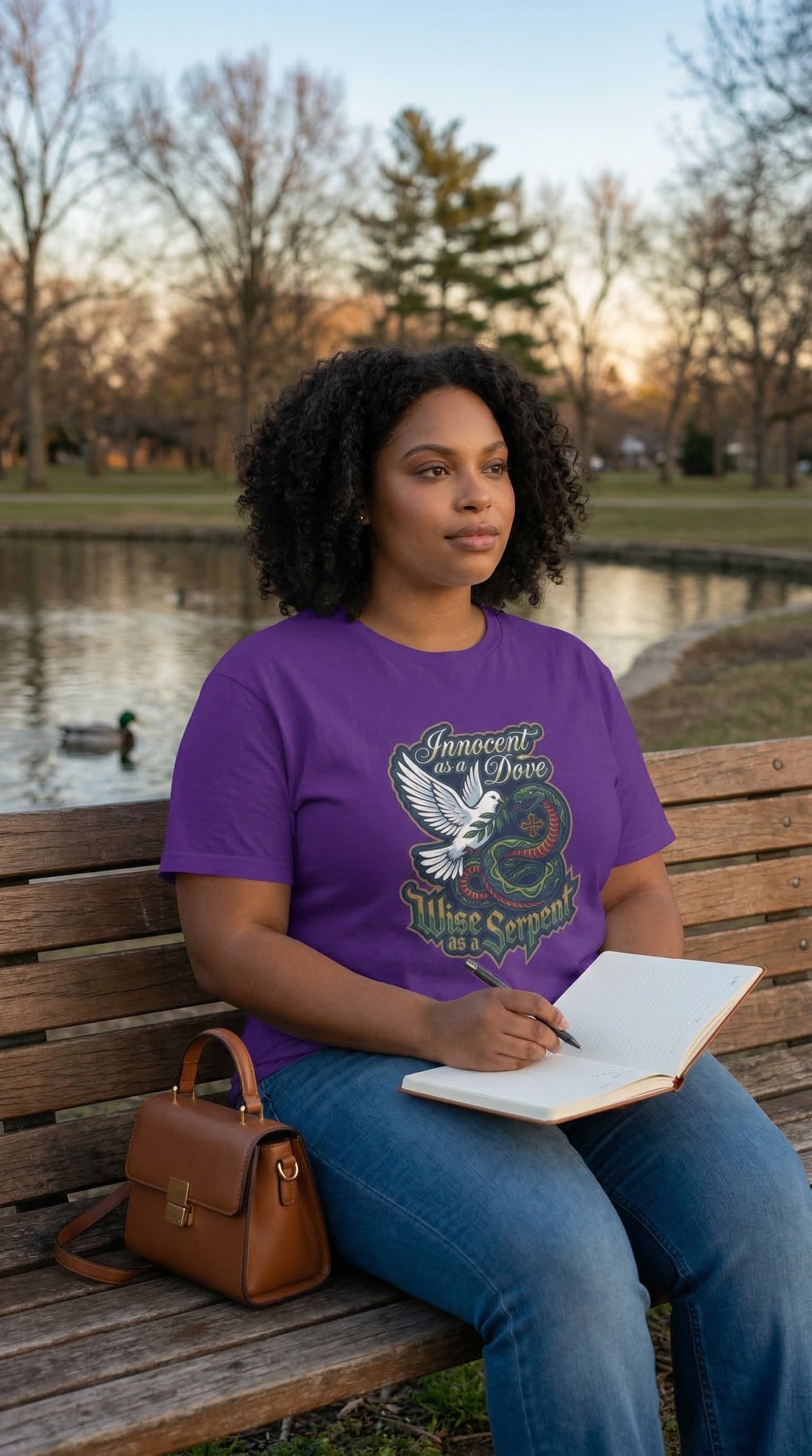 Innocent as a Dove Wise as a Serpent Tee | Dove and Serpent Graphic Shirt