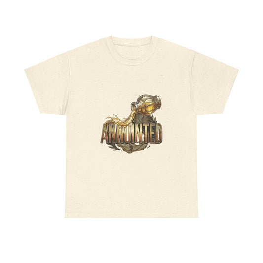 Annointed gold script with dragon art Tee | Graphic T-Shirt, Fantasy Logo