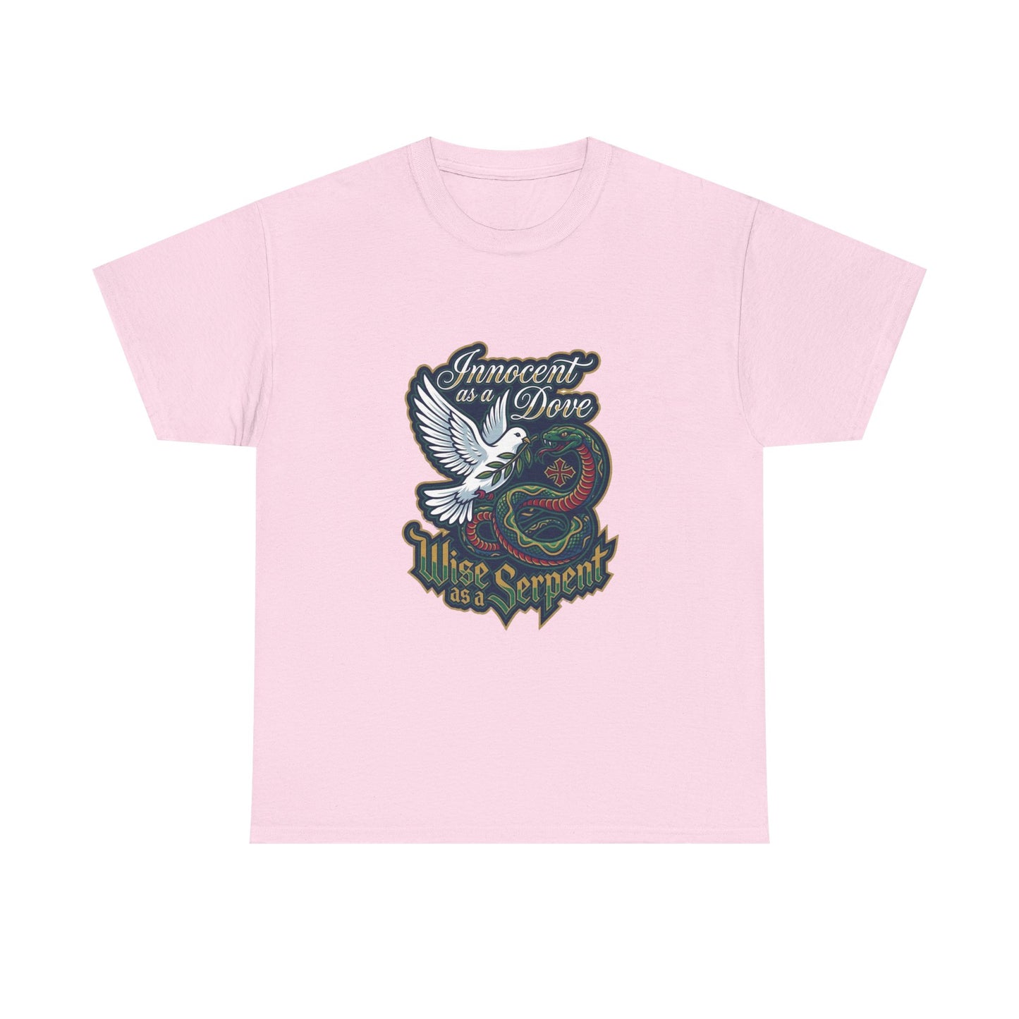 Innocent as a Dove Wise as a Serpent Tee | Dove and Serpent Graphic Shirt