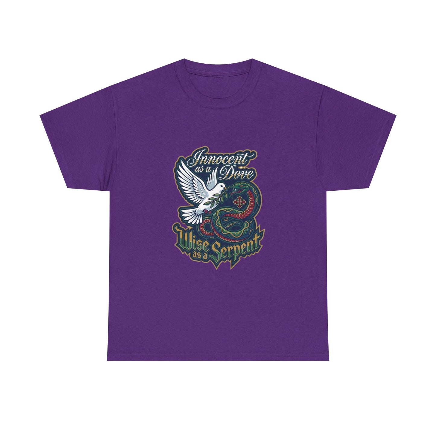 Innocent as a Dove Wise as a Serpent Tee | Dove and Serpent Graphic Shirt